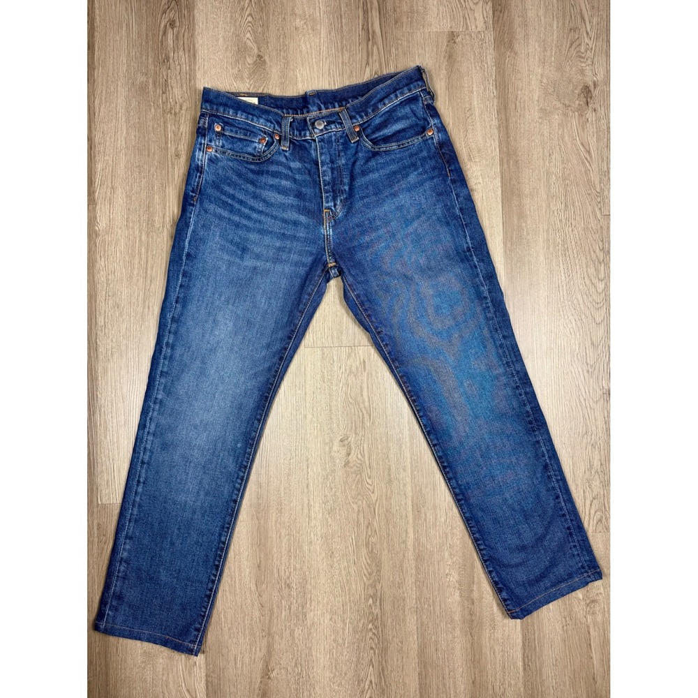 Levi's Premium 511 Jeans Mens 32x30 Medium Wash Blue Denim Pants Casual Red Tab